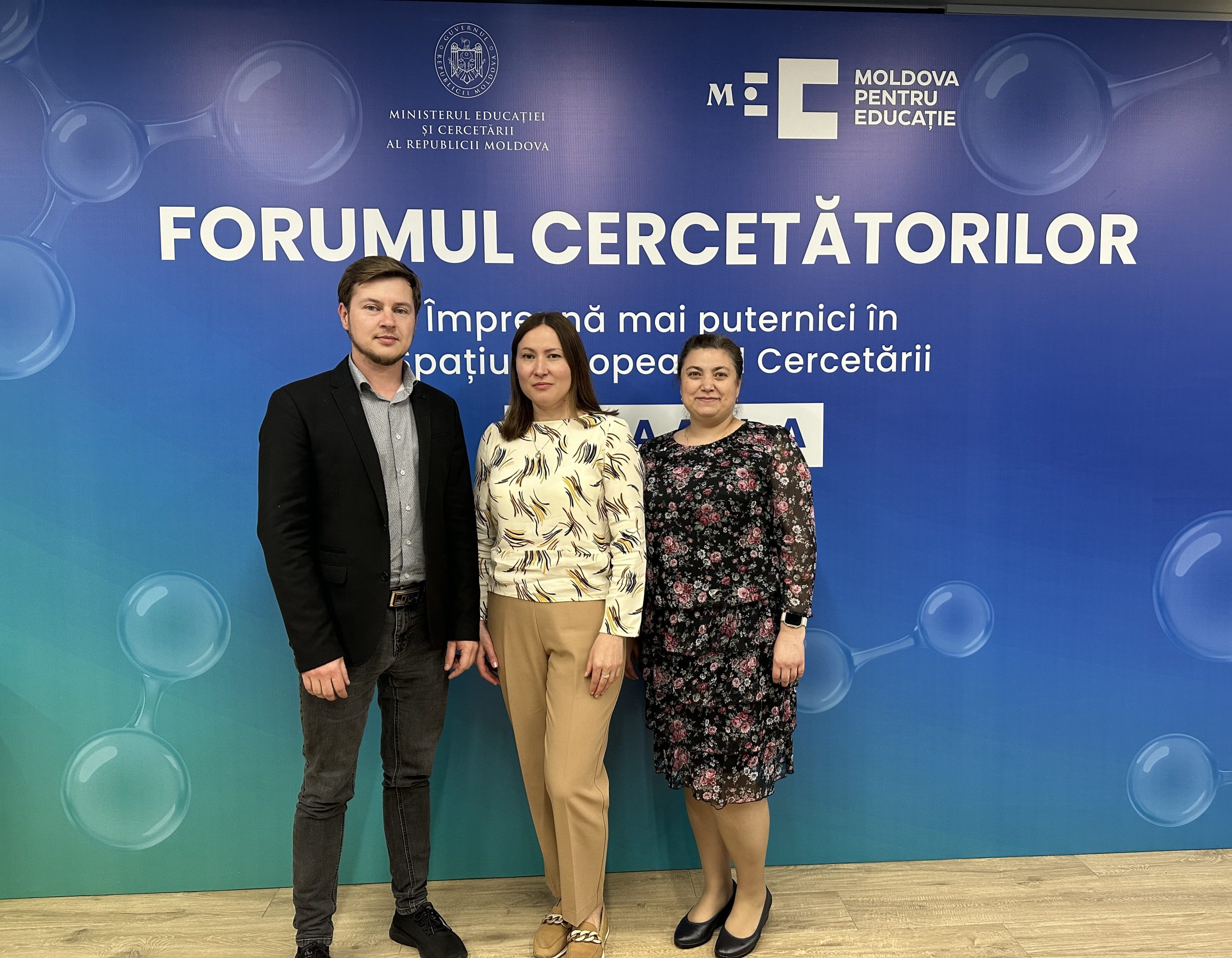 Cercetătorii Institutului de Fiziologie și Sanocreatologie la Forumul cercetătorilor „Împreună mai puternici în Spațiul European al Cercetării”, ediția a III-a